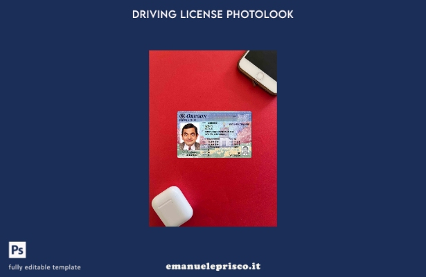 modello FRONTALE photolook USA Oregon DL stile verificato